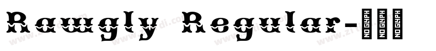 Rawgly Regular字体转换